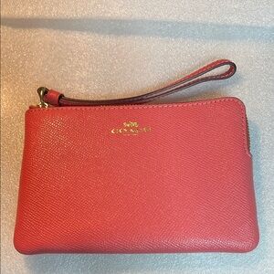 Coach Pink Wristlet Clutch